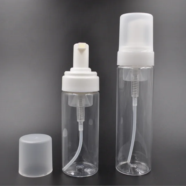 Фабрика 200 мл пустые ПЭТ прозрачная пластиковая бутылка для жидкого мыла насос распределитель