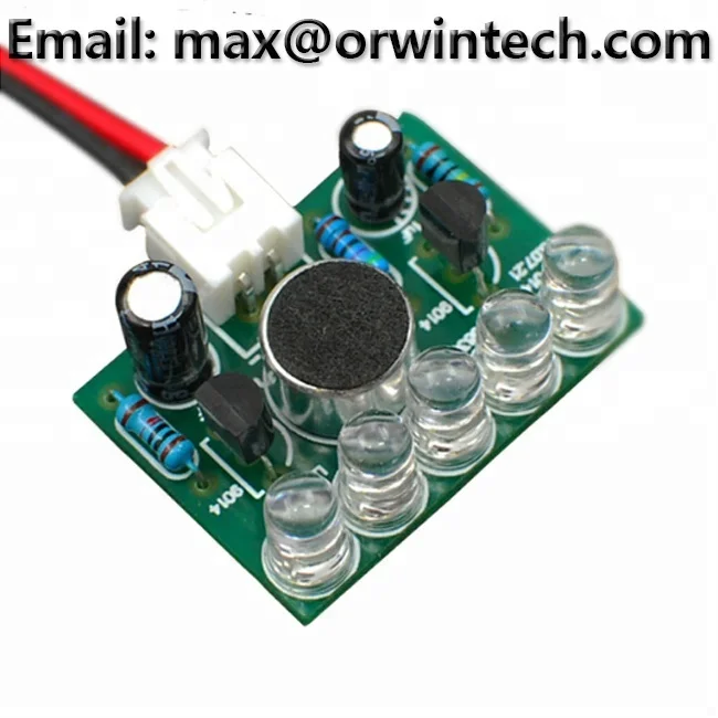 Voice Control Melody Lamp 5mm highlight Electronic DIY Kit