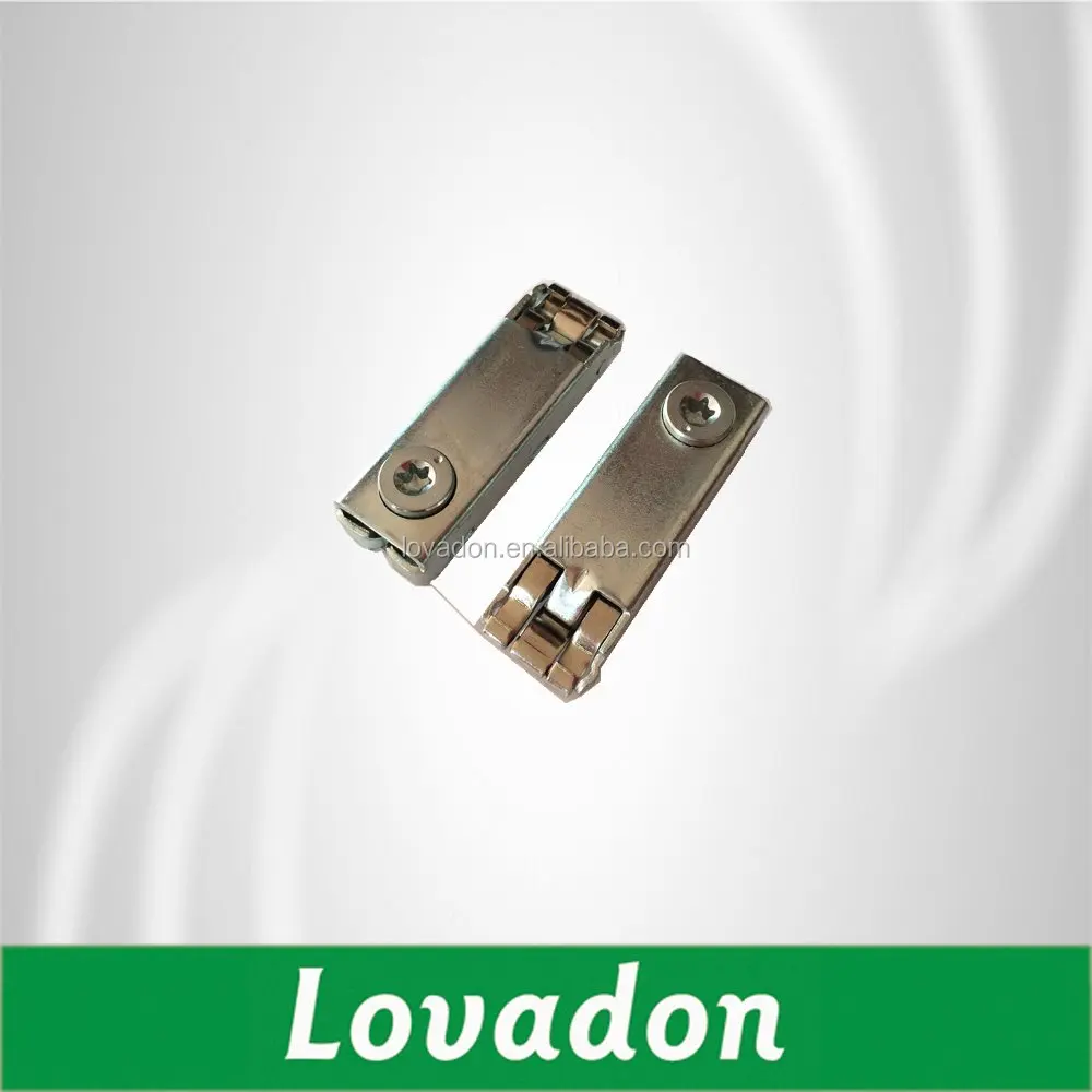 High Quality Silver Aluminum Extrusion 45 Degrees 3hook Steel Tension Lock