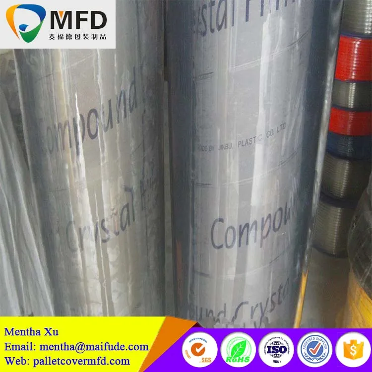 
2018 hot new products 1mm price super clear color roll soft pvc film 