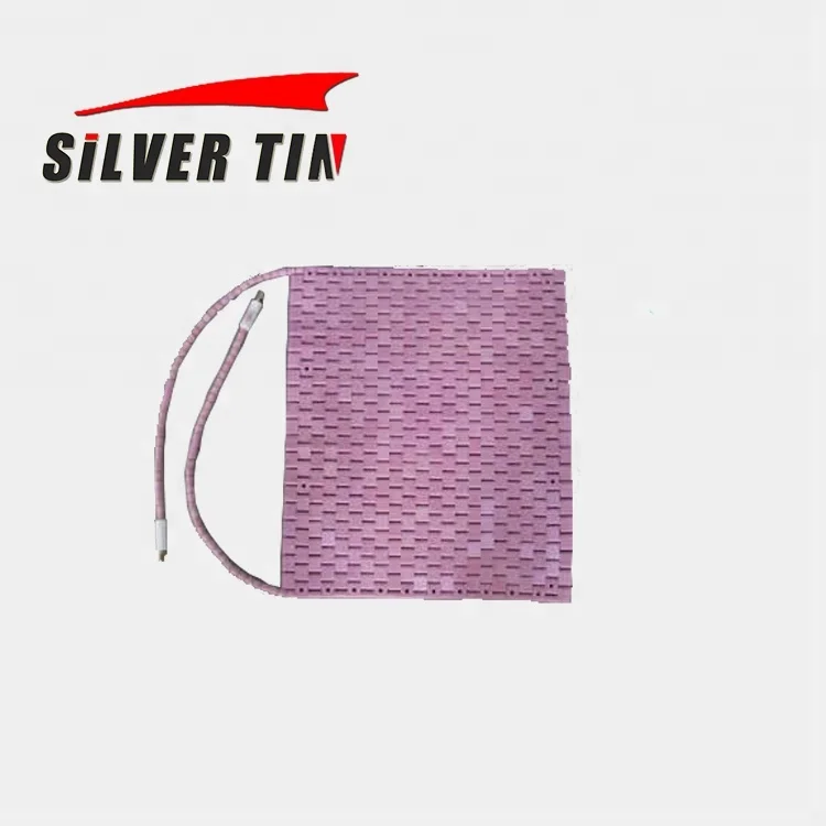 ceramic heater plate/ flexible ceramic heating pad for metal heat treat