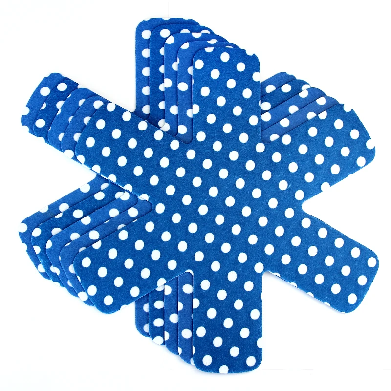 Logo printed needle punched nonwoven fabric pan protectors