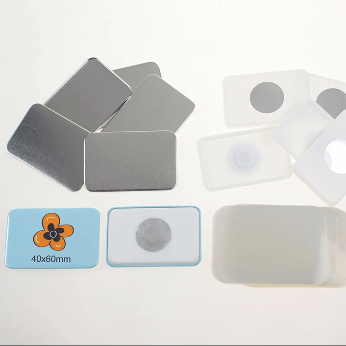 rectangle 40x60mm Nd. magnet button