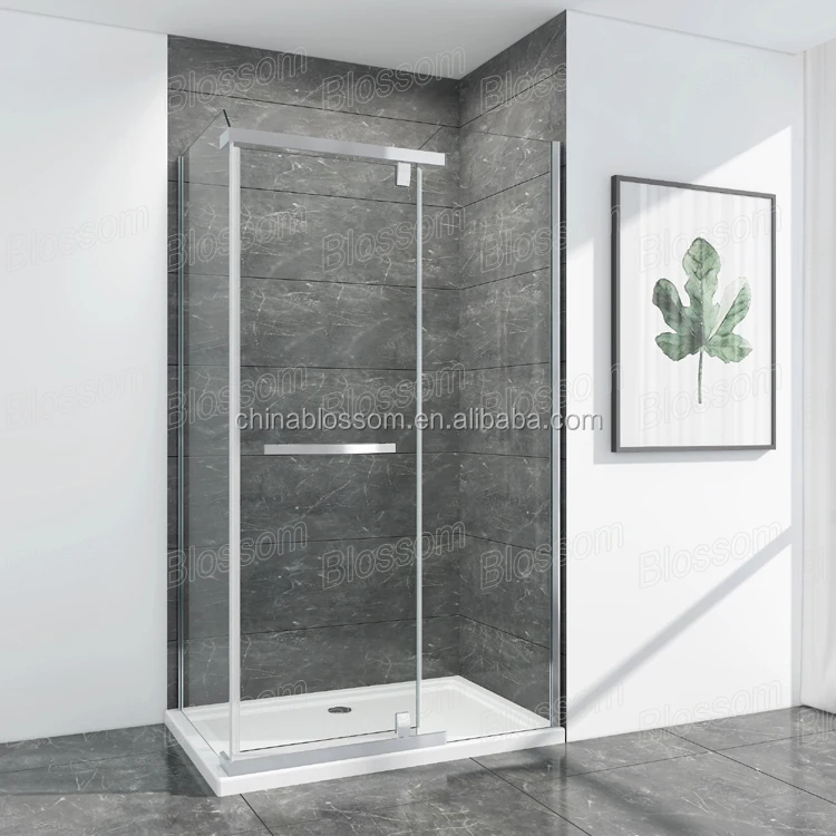 Hangzhou Цветущая Поворотная ванная комната Закрытая сборная Стекловолоконная свободно стоящая Роскошная стеклянная душевая кабина