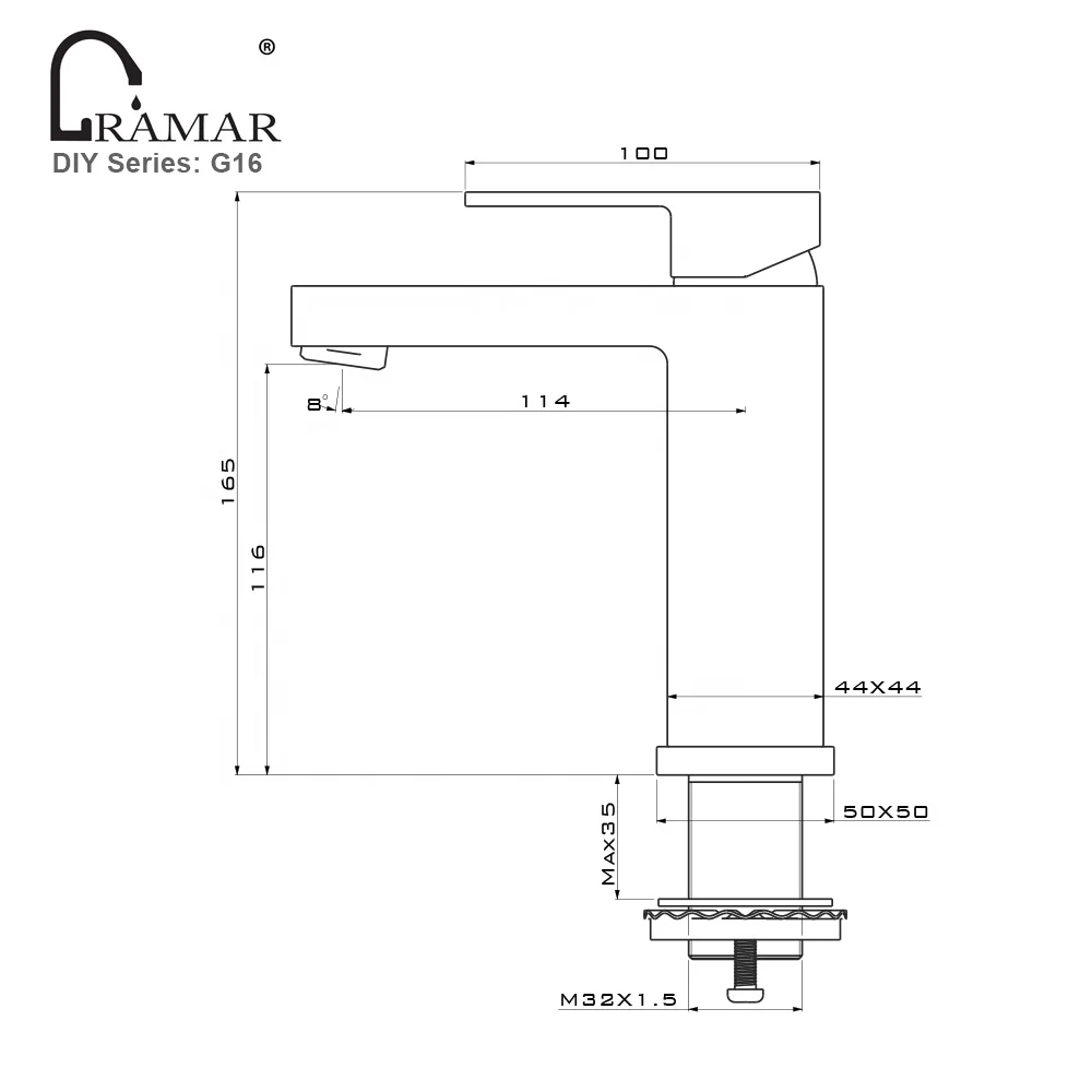 Wholesale Price Bathroom UPC NSF 61 Health Modern Basin Sanitary Ware Faucet