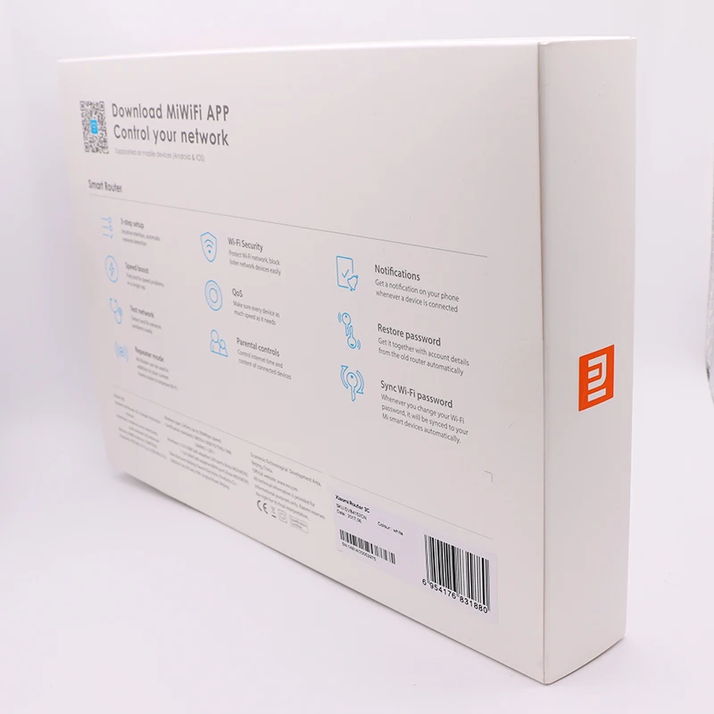 
64MB DDR2 2.4G WIfi 5W App Control 300Mbps Xiaomi Router 3C Original Global English Version 