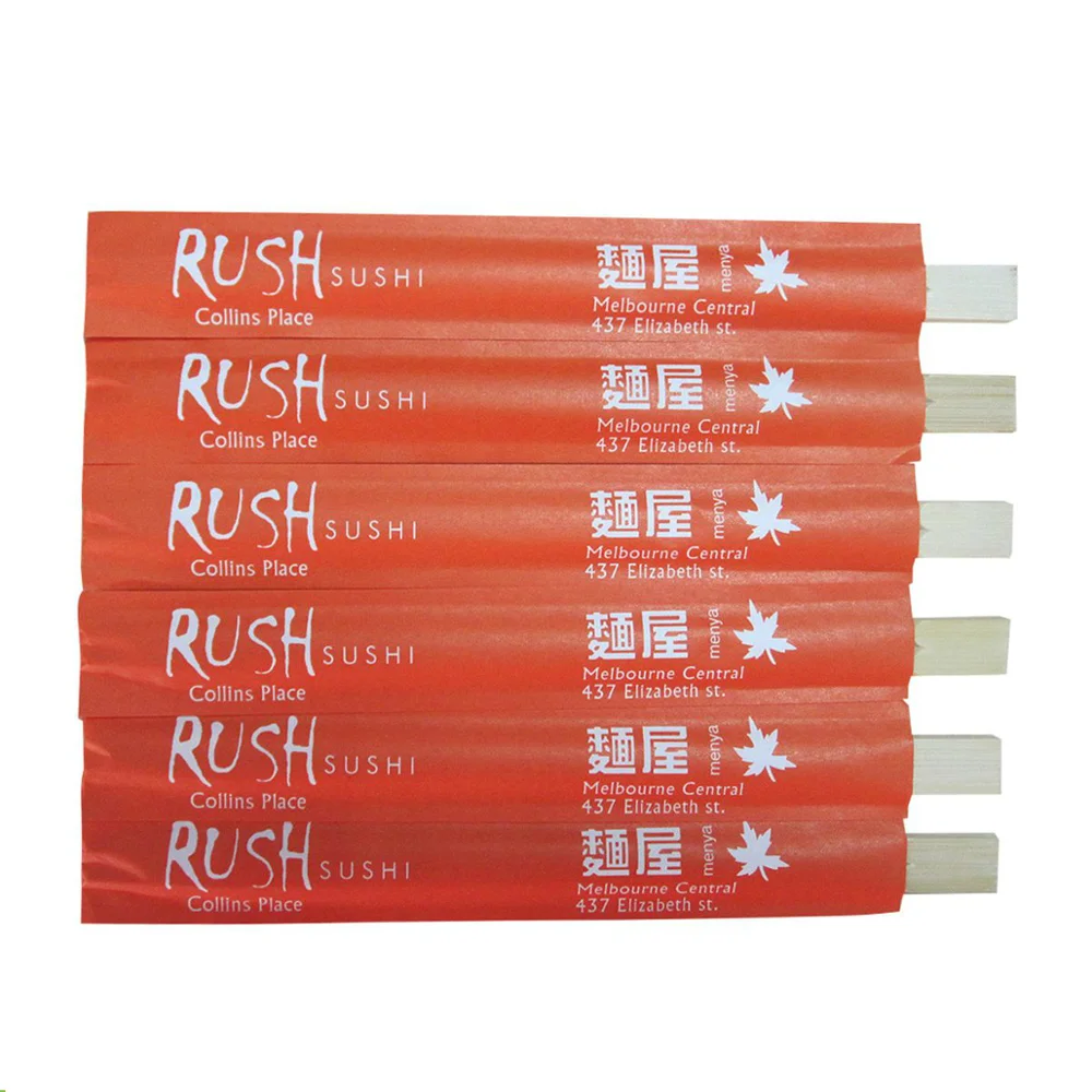 China Hunan  Disposable Twins Biodegradable Bamboo Chopsticks For Japanese Restaurant