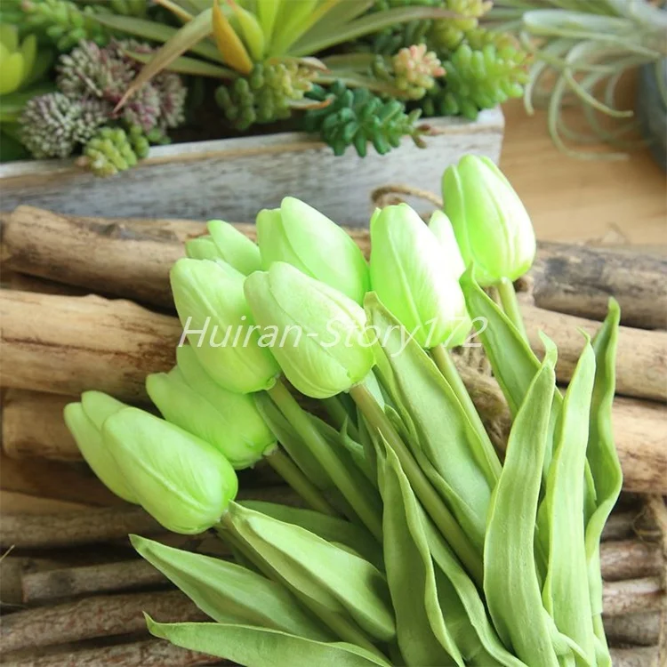 S-172 PU Tulips Artificial Flowers Real touch Artificial Flower Bouquet Artificial Flower Decoration