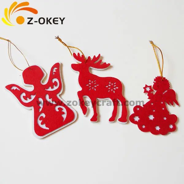 
Angel Christmas reindeer design in double layer Xmas Door Hanger 