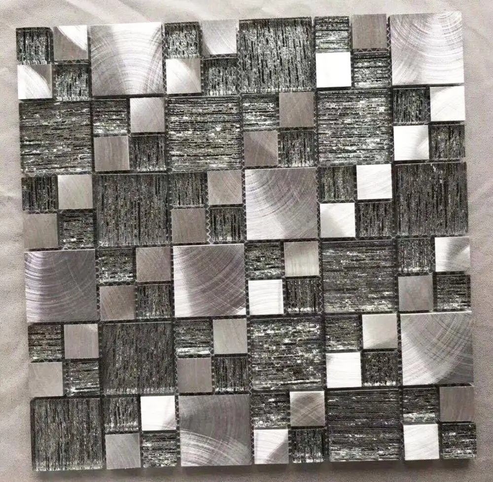 Элегантный домашний декор металлическая мозаика 3D Золотая