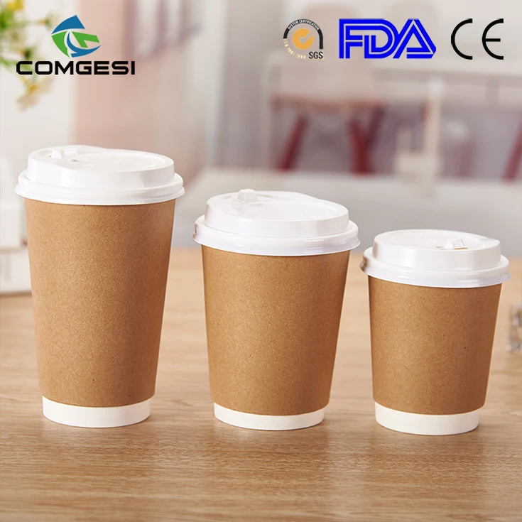 Plain white paper coffee cups_coffee cups bulk_paper cups for hot beverages