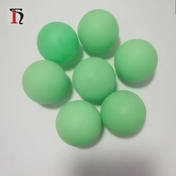 Оптовая продажа, оптом, дешево, настраиваемый логотип, зеленый мяч для пинг-понга, Пластиковые Мячи для настольного тенниса Yiwu