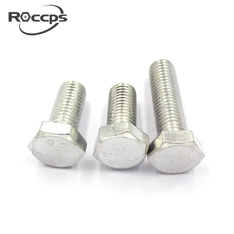 M12 grade 4.8 Hot dip galvanized coating hex bolt and nut