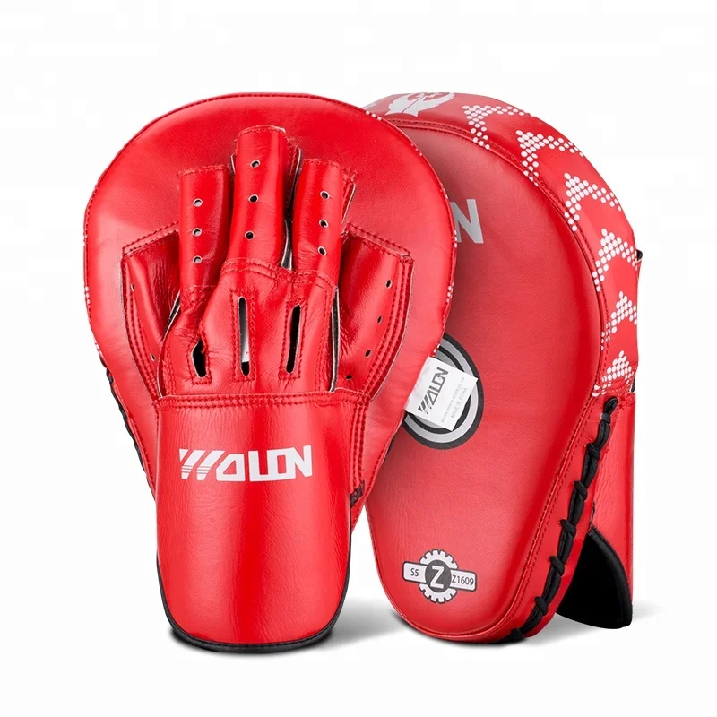 Customize Logo Training Durable Leather Boxing Focus Mitts
