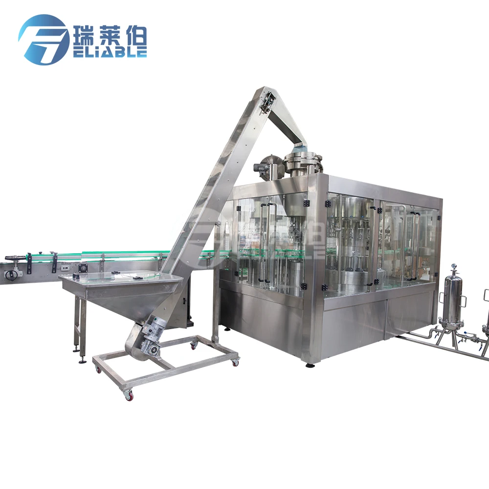 Wine / beer / vodka liquor glass bottling line