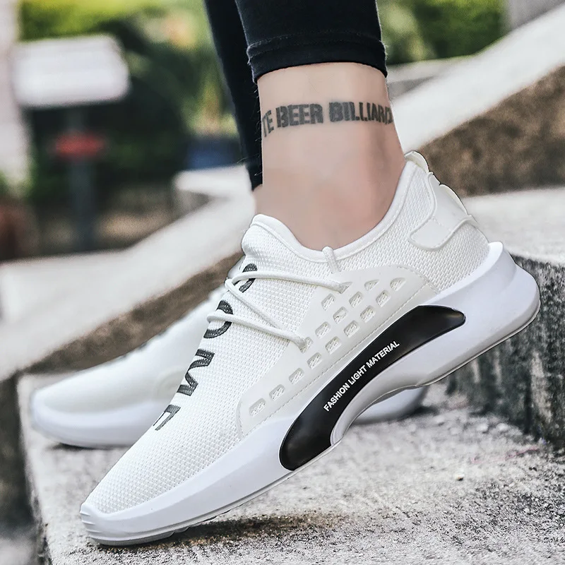 New Men walking Shoes Fashion Breathable Sneakers Mesh Soft Sole Casual Athletic men running Shoes