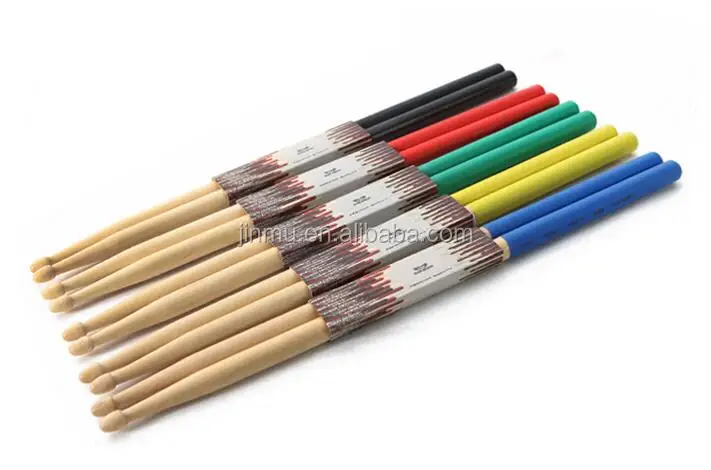 hickory drumsticks wholesale 5A/5B/7A custom logo drumsticks bulk drum sticks custom logo drumsticks