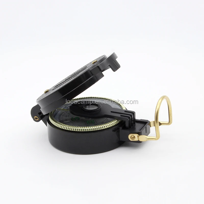 Oil-filled Plastic lensatic magnetic compass wholesale hiking  brujula for outdoor