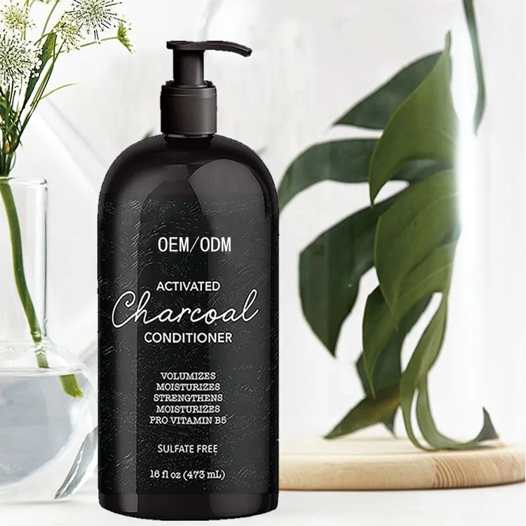 Собственная торговая марка, оптовая продажа, 100% чистый натуральный органический питательный коллаген, Кондиционер для волос с активированным углем