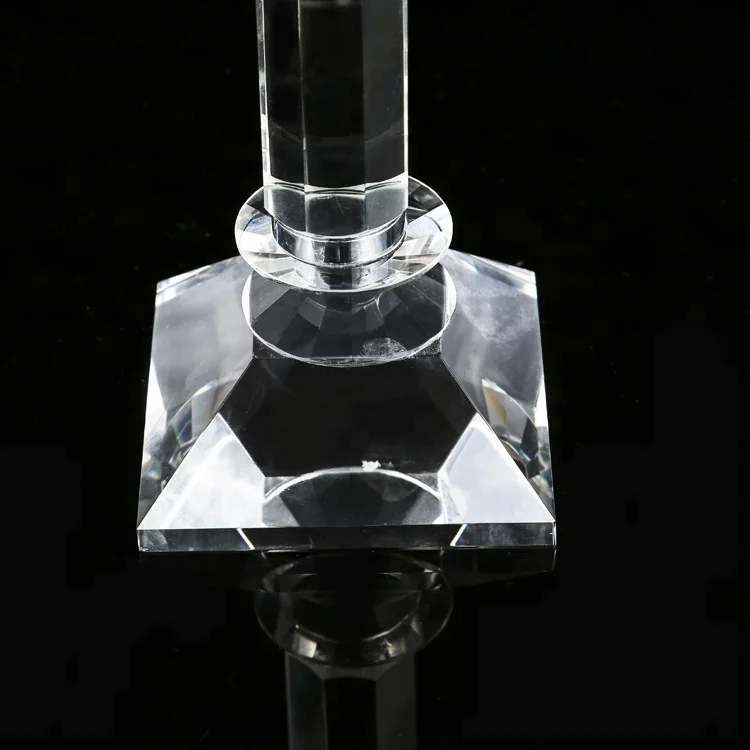 manufacturer wholesale cheap wedding crystal party glass hurricane candle holders