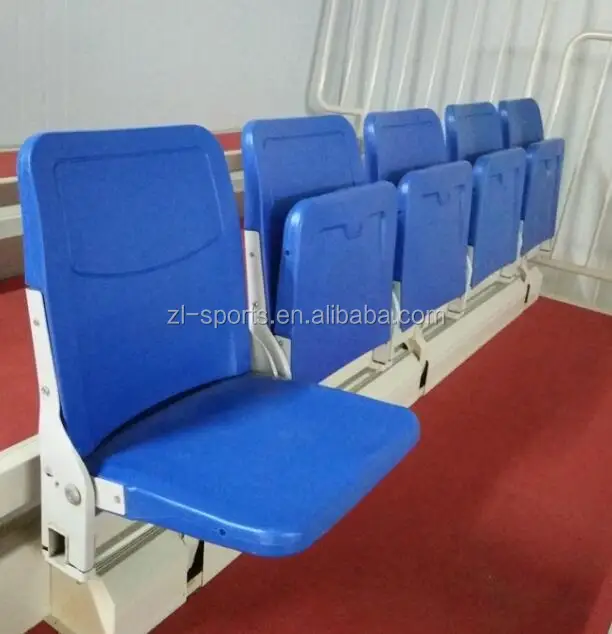 Indoor plastic stadium chair motorized telescopic seating