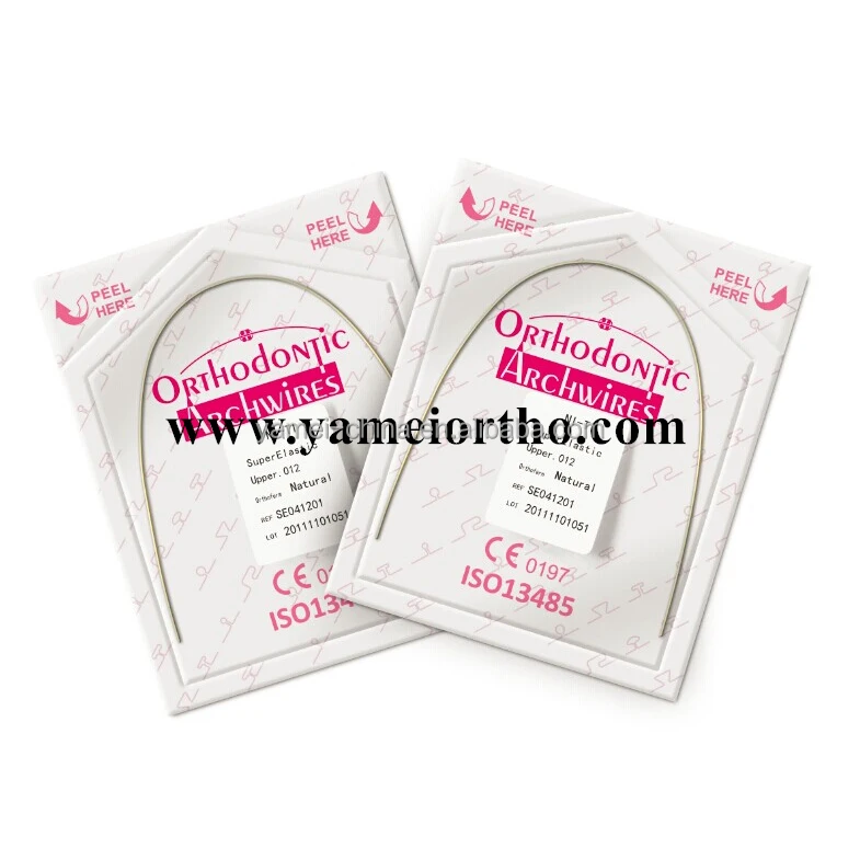 Orthodontic Copper Niti Thermal Activated Dental Materials Cu-Ti Orthodontic Archwires