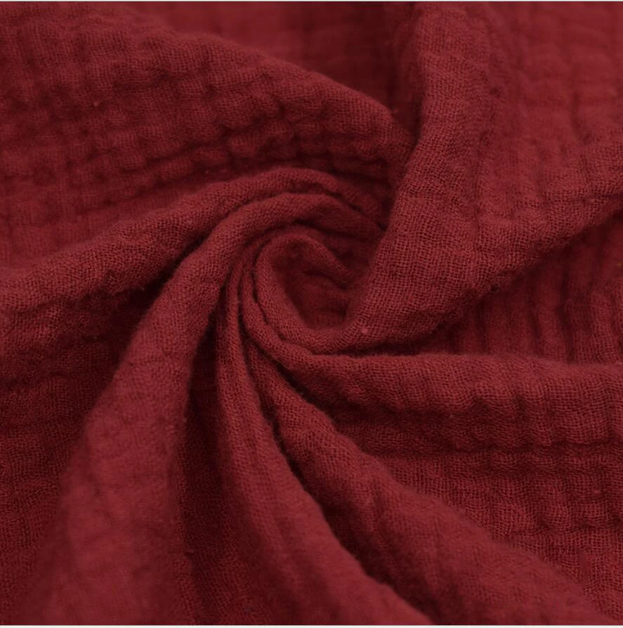 
Factory Hot Sell High Quality Double Layers Organic Cotton Gauze Fabric 