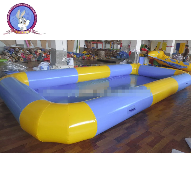 Inflatable portable swimming pool