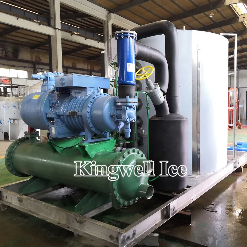 25 tons Ice Flake maker Machine for large scale fish company