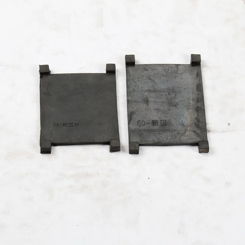 
Railroad Grooved rail track rubber sole plate 