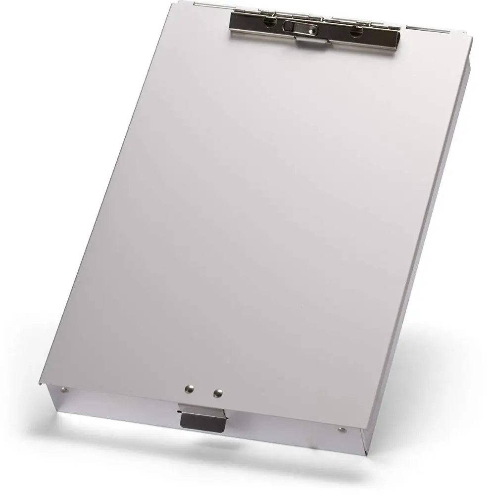 Wholesale  metal portfolio office 1 compartment storage clipboard aluminum