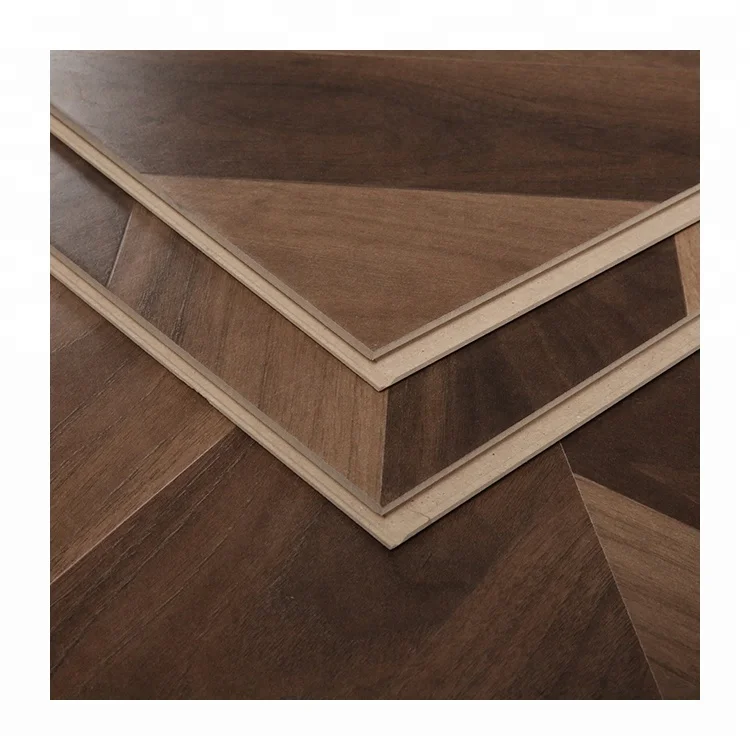 
New Arrival Oak Teak Herringbone Laminate Flooring 