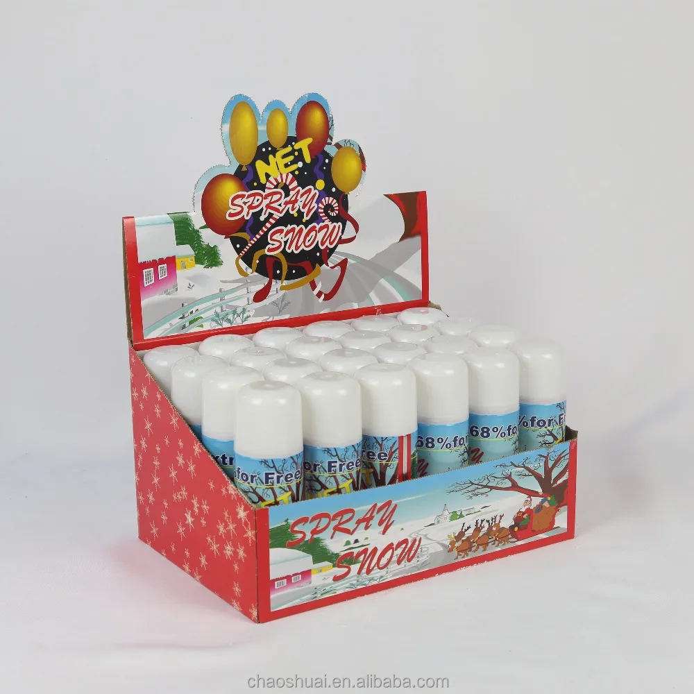 Fashionable Design Party Foam Snow Spray Christmas Party Decoration Supply Snow Spray