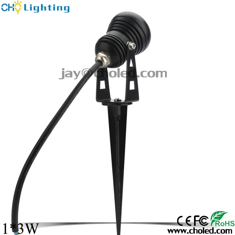 RGB меняющий Цвет IP65 Водонепроницаемый садовый 3 Вт светодиодный наружный светильник