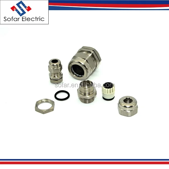 IP68 Brass And Stainless Steel Cable Gland Metal