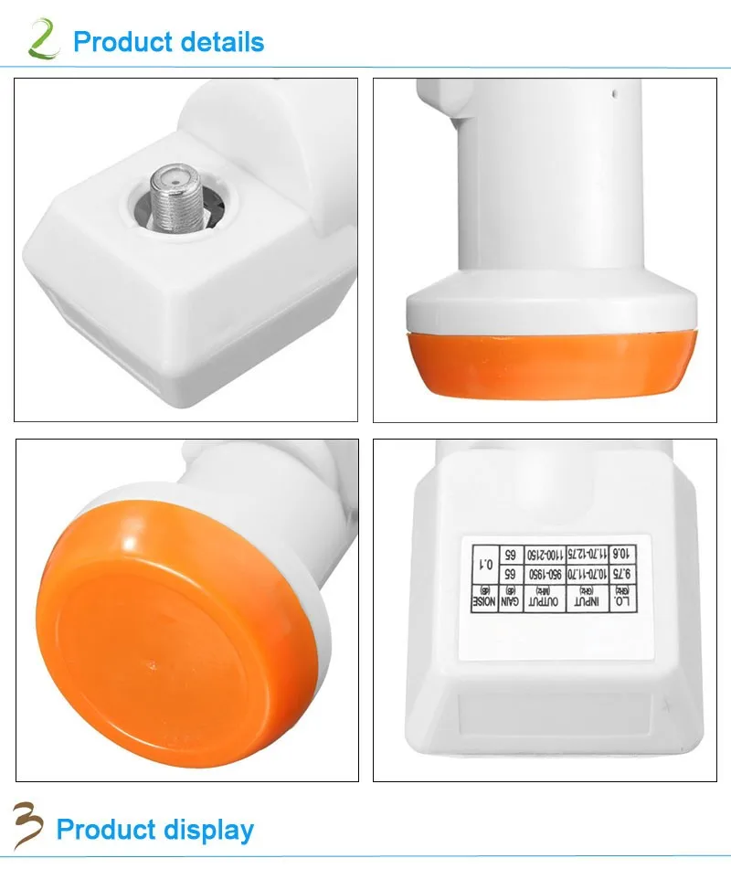 JHT satellite DVB S2 Universal single Ku band LNB