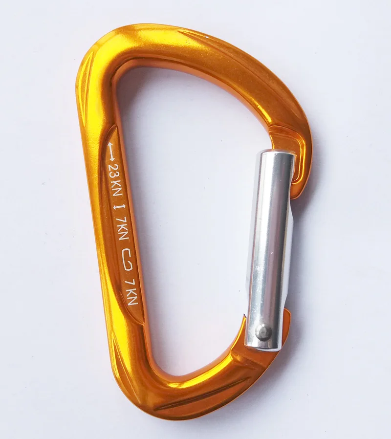 
strong breaking load 7 KN wholesale bulk aluminum carabiner 