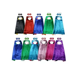 Children kids halloween christmas superhero adult super hero wholesale superhero cape