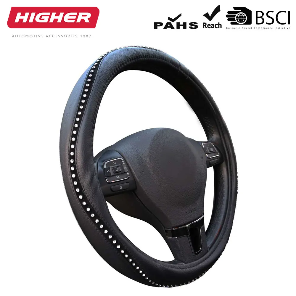 
Factory Direct sale 2018 New Style Universal Pvc Diamond Car Wheel Cover 1 pc 