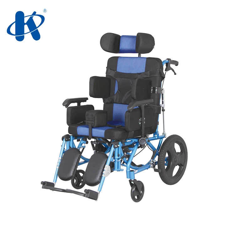
New design aluminum light weight disassemble safe comfortable durable kaiyang KY958LC-A Cerebral Palsy Wheelchair 