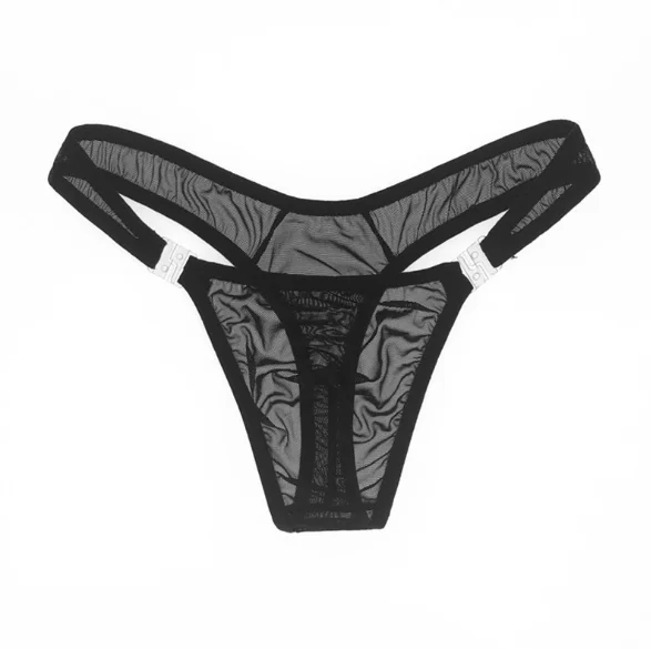 Дышащие мягкие мужские сексуальные стринги, нижнее белье, прозрачное черное Мужское нижнее белье, трусы