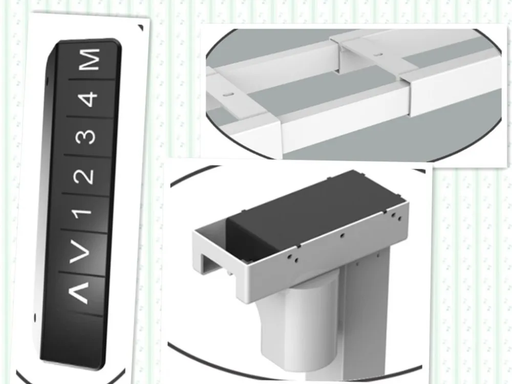 home computer desk A7 autonomous office design standing electric height adjustable table
