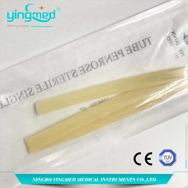 
Medical high quality CE and ISO approved penrose drainage tube 
