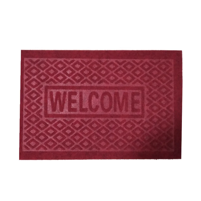 Good-looking Designed PVC carpet Anti slip Entrance Welcome Door Mat