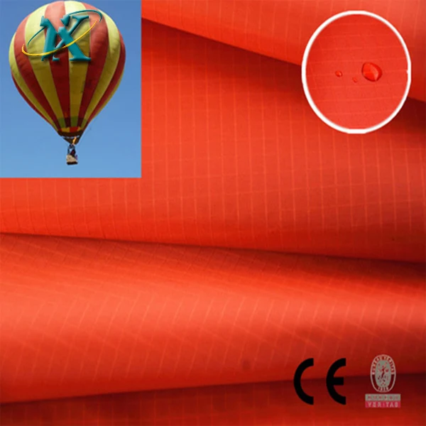 certificated waterproof tear resistant nylon ripstop hot air balloon fabric fire balloon fabric