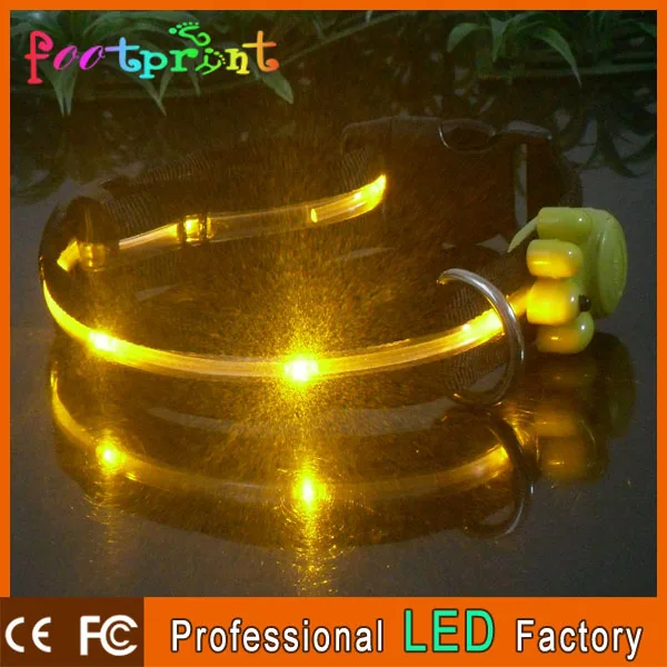 Свтеодиодный фонарик ошейник для собаки GH самое лучшее обслуживание завод