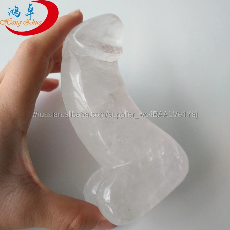Прозрачный Кварцевый Кристалл Пенис Фаллоимитаторы Для Женщин Musturbation