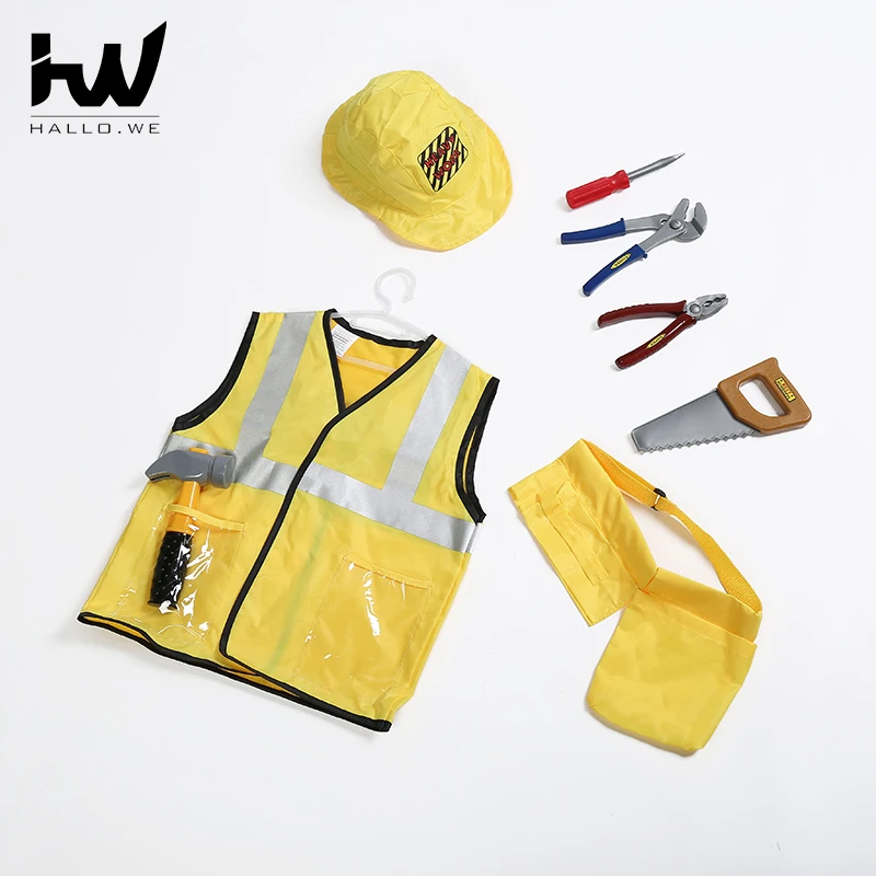 Самый популярный детский инженер реквизит Одежда для выступлений Косплей Костюм инструмент