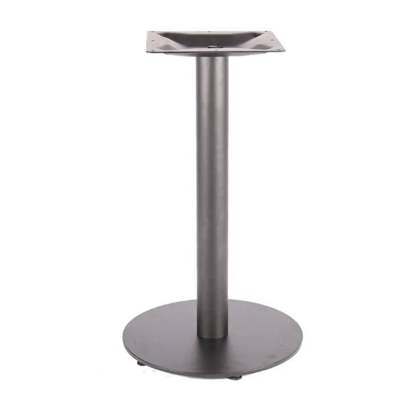 Chuangdi round metal design table legs with Dia450mm flat base for marble