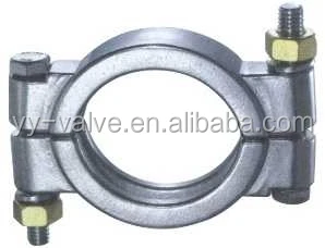 China manufacturer Stainless steel heavy duty high pressure pipe clamp heavy duty clamp